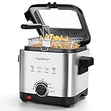 Aigostar Fries 30 IZD Fritadeira compacta de 1,5 litros, livre de BPA, 1000 watts com...