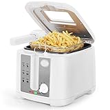 Aigostar Indra 30HEX - Fritadeira de 2,5 litros de capacidade, potência de 1650 watts e...