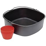 Philips HD9925/01 Kit para assar Airfryer (moldes e moldes para madalenas), preto e...