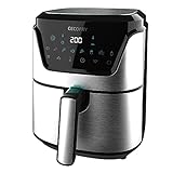 Cecotec Frigideira sem óleo de 3,5 a 5,5 l de ar quente Cecofry Advance. Inox, InoxDark &...